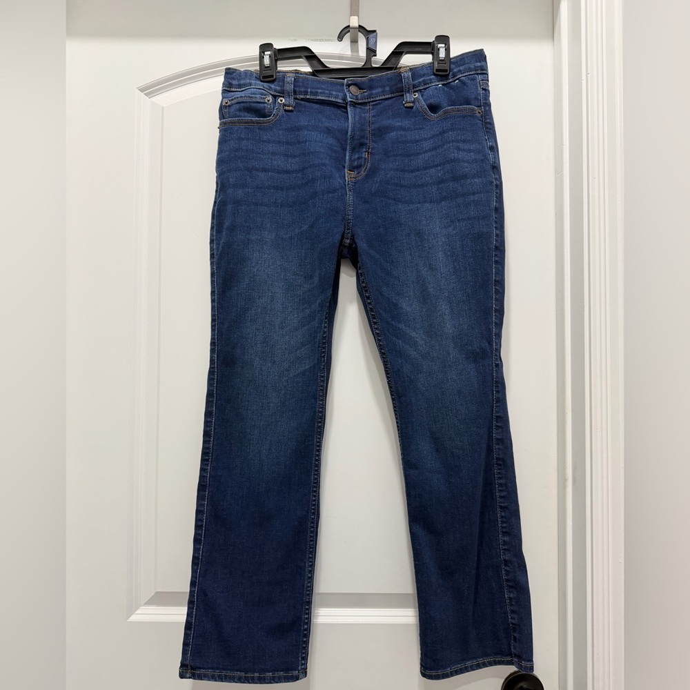 Abercrombie Kids Dark Blue Straight Leg Jeans